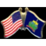 VERMONT PIN STATE FLAG USA FRIENDSHIP FLAGS PIN